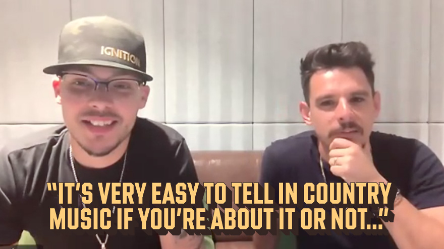 Chase Matthew & James Johnston on their collab, shoeys and the rise of country music