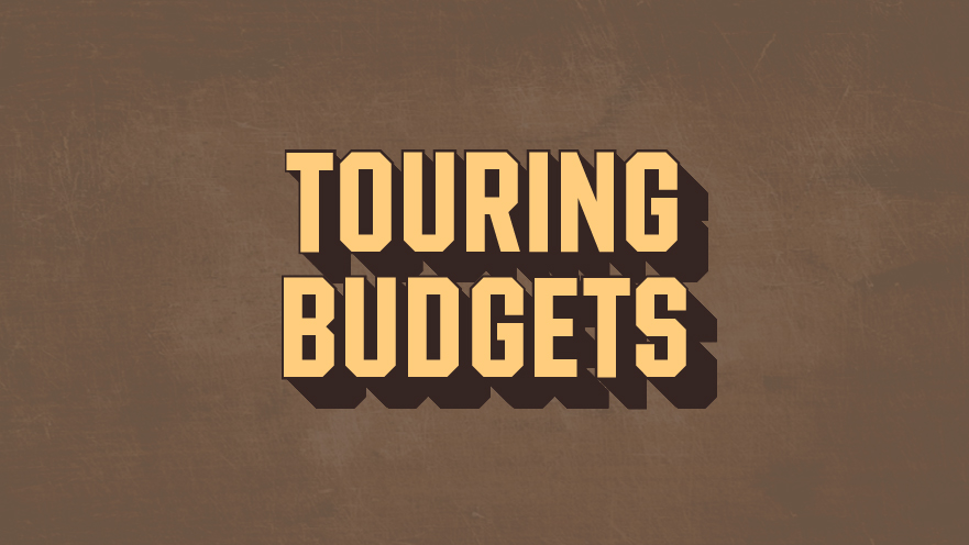 The beginner's guide to touring budgets