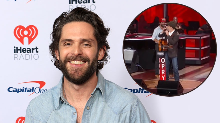 Thomas Rhett shares stage with dad Rhett Akins on his Opry induction night