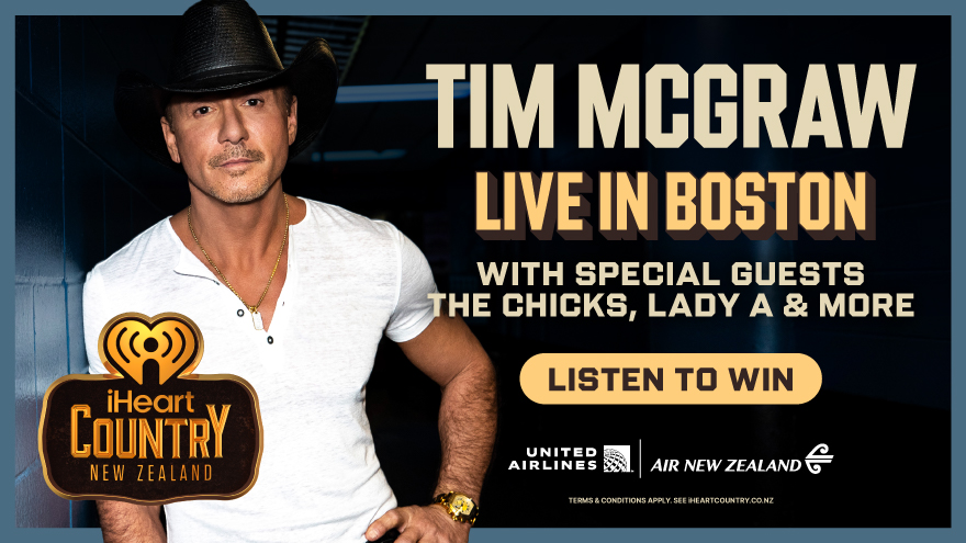 Win a trip to see Tim McGraw live in Boston this July