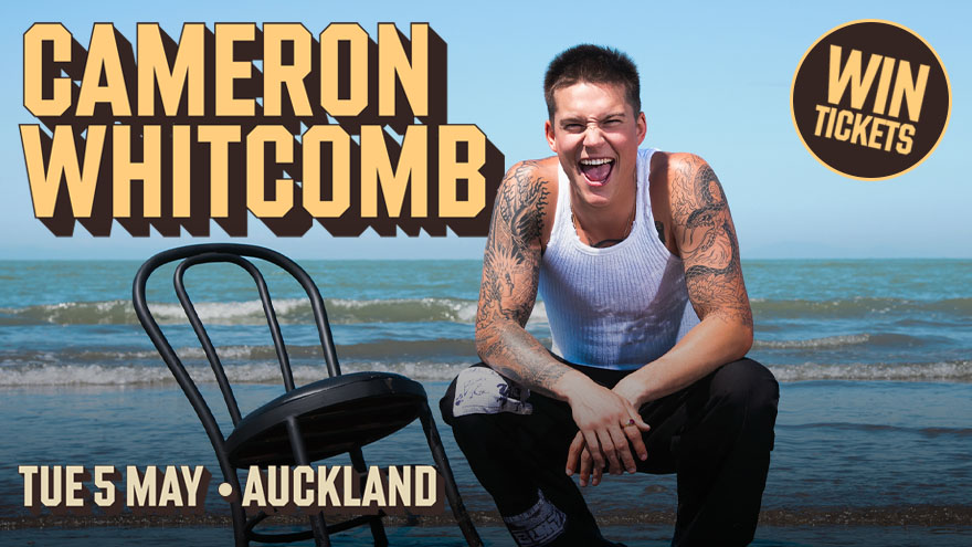 AKL | Win tickets to Cameron Whitcomb's debut NZ show